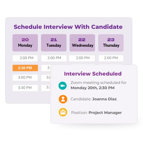 Interview Coordination and Candidate Selection image
